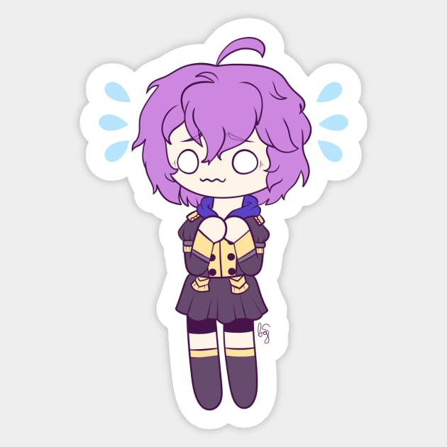 Bernadetta Chibi Sticker by 8bitmonkey